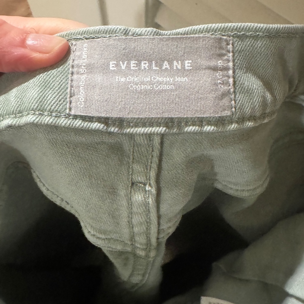 Everlane Sage Green, Way-High Jean - Picture 5 of 5